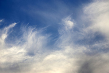 Obraz premium Feather clouds background