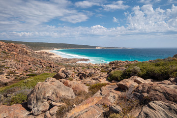 Fototapeta na wymiar Injidup Bay and beach, Yallingup, Western Australia