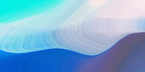 creative background graphic with curvy background illustration with light blue, strong blue and old lavender color