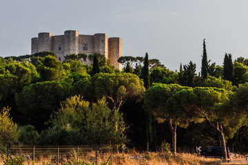 Castel del Monte in Apulia, South of Italy - obrazy, fototapety, plakaty