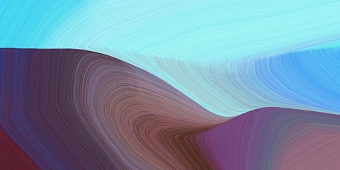 creative background graphic with modern soft curvy waves background design with baby blue, old mauve and old lavender color