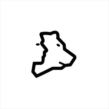 line logo of a person's face and dog's face
