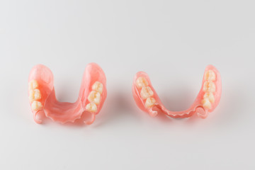  image of a modern denture on a white background