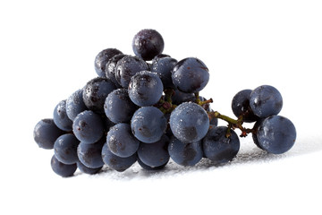 Wine grape isolated on white