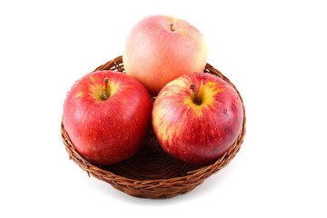 Apples isolated on white