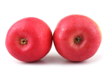 Apples isolated on white