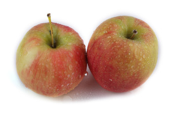 Apples isolated on white