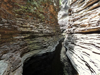 The river canyon in Chapada Diamantina, Brazil