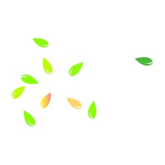 leaf background logo