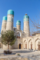 Chor minor mosque, Bukhara city, Uzbekistan