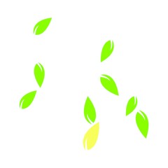 leaf background logo