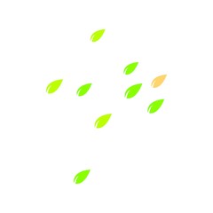leaf background logo