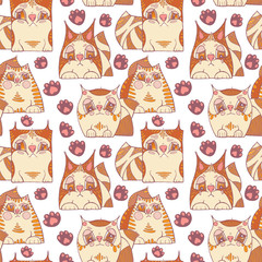 Cute illustration of cats