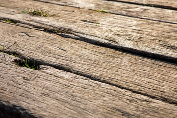 Holzbalken verwittert