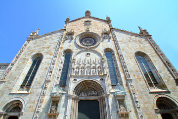 Fototapeta premium cathedral of como city in italy