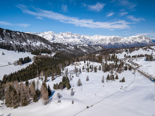 Fototapeta na wymiar Montagna Bondone, Viote, Trentino, 