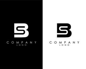 Initial Letter bs, sb abstract company Logo Design vector © Natural Sri 