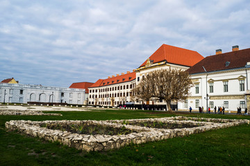The Budapest castle district with important buildings. The National Dance Theater and the Sandor palace. © Sulugiuc
