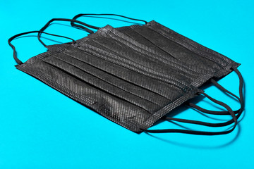 Protective face masks. Medical masks