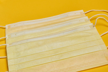 Protective face masks. Medical masks