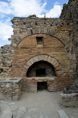 Fototapeta na wymiar Ruins of Pompeii, Italy