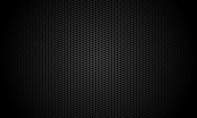  black Carbon fiber Geometric grid background. Modern dark abstract vector texture