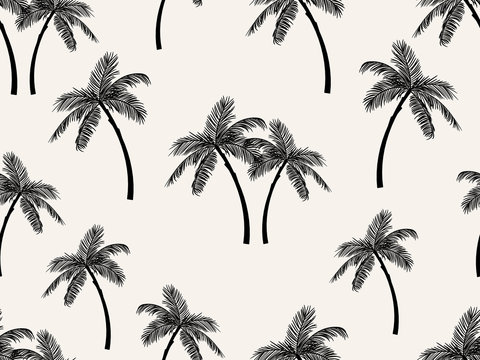 Palm Tree Pattern Background