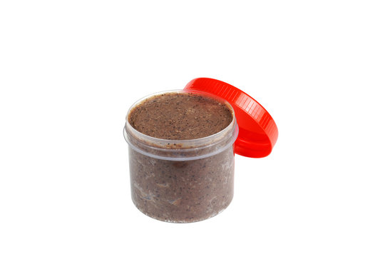 Shrimp Paste in bow on white background