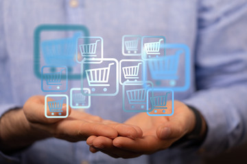 Shopping cart as part of the network in hand . The concept of Innovation in e-Commerce.