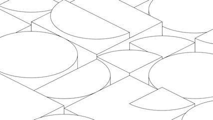 Abstract geometric background, modern pattern design, vector illustration