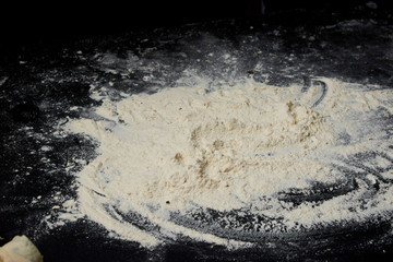 Baker prepares homemade cakes. Professional Female cook