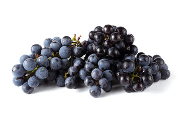 Wine grape isolated on white