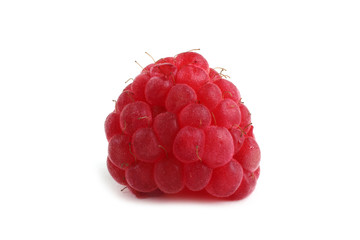 Raspberry isolated on white