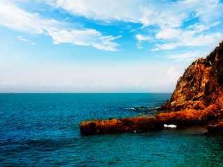 Landscape on the beach of Beg Leguer