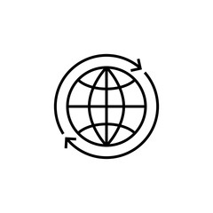 thin line icons for world,internet,vector illustrations