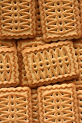 Naklejka premium Delicious cookies for Breakfast close up view