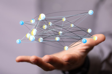 Cloud storage and Computing concept.