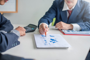 Business people working together in the office.