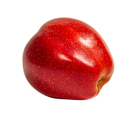 Red apple isolated on a white background