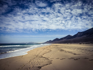 Fototapeta na wymiar Playa Cofete Fuerteventura