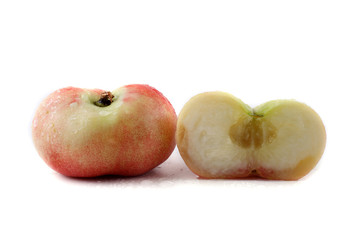 Donut peach with a half (UFO peach)