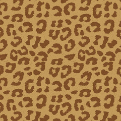 Leopard seamless animal skin repeat print pattern with textures