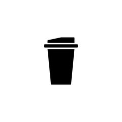 Vector illustration, paper cup coffee icon design