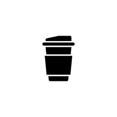 Vector illustration, paper cup coffee icon design