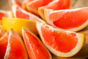 Grapefruit slices