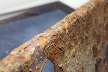 Rostiges Metall Blech