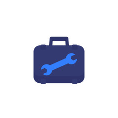 repair tools icon on white, vector