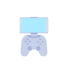 gamepad for smartphone icon on white