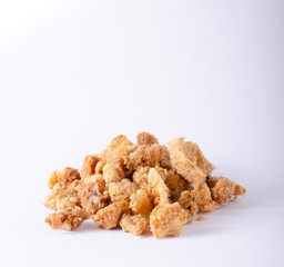 Homemade greaves pork tasty delish