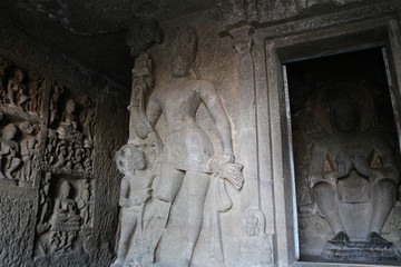 Obraz premium Ajanta world heritage sites , Aurangabad, India 